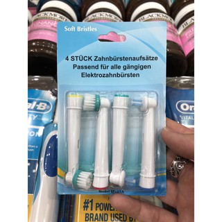 Đầu bàn chải điện chuyên dụng cho răng niềng - Pack 4 đầu (2 đầu Ortho + 2 đầu Power Tip)