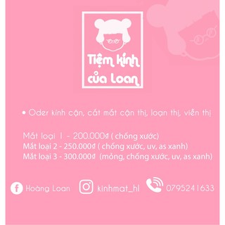 Combo cắt kính cho khách