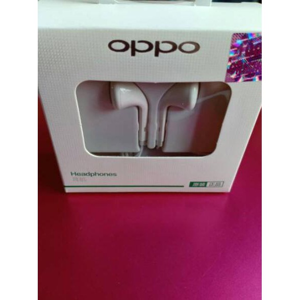 Tai Nghe Nhét Tai 100% Chính Hãng Cho Oppo F9 F7 F5 F5 Plus F3 Plus F1 F1S F1Plus A37