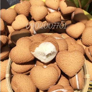 Bánh tim kem bơ sữa thơm ngon