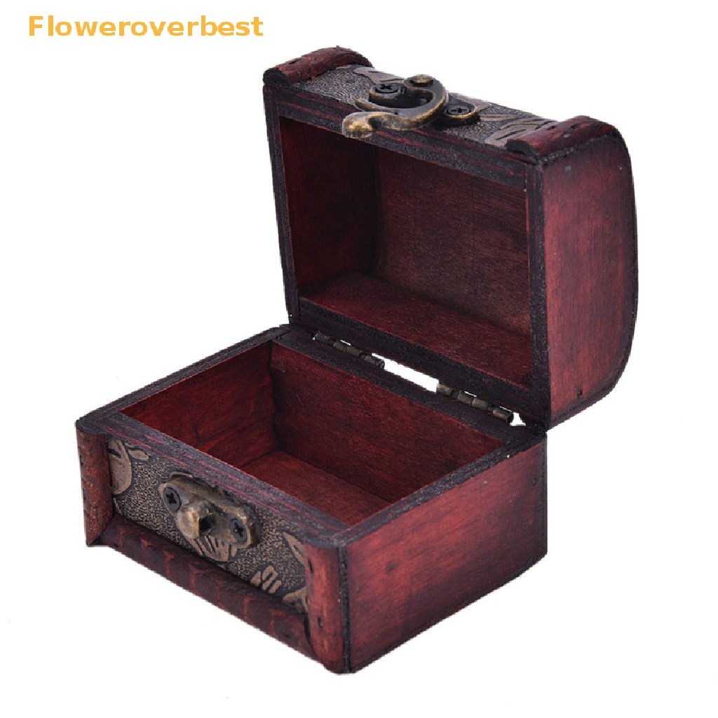 Fobvn Hộp Gỗ Đựng Trang Sức Vintage Bán Chạy