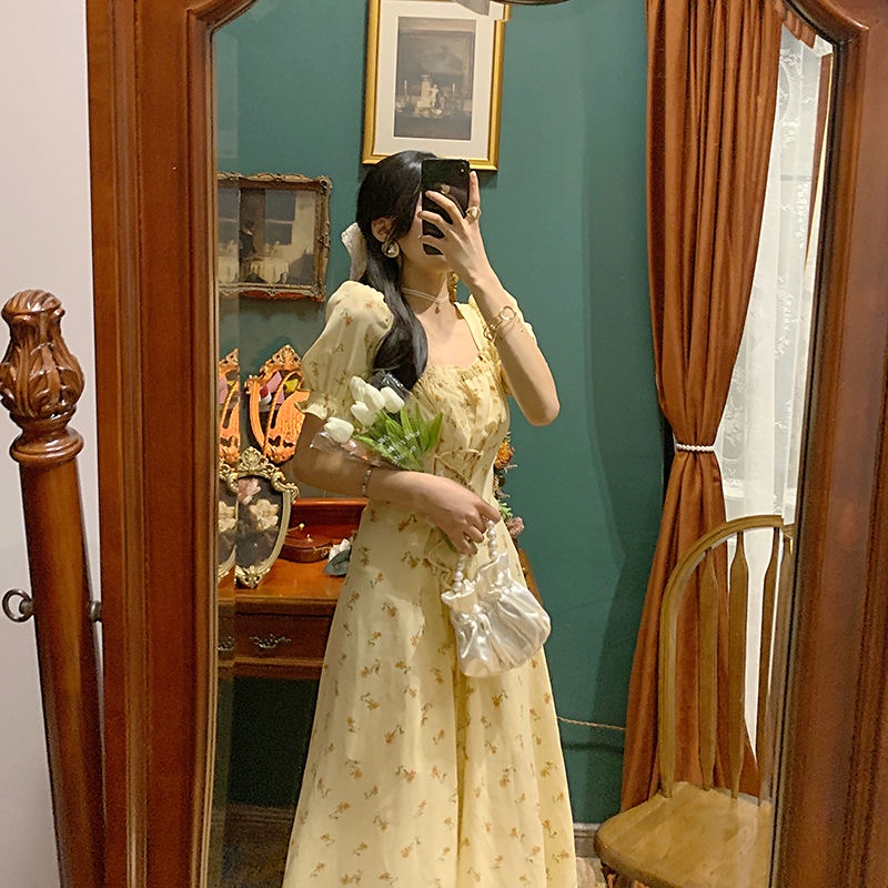 Đầm Maxi Họa Tiết Hoa Quyến Rũ Thời Trang Mùa Hè Cho Nữ