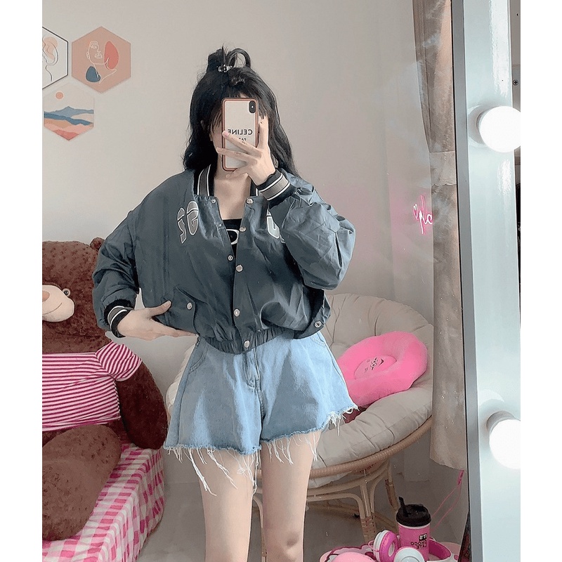 Áo Khoác Bomber Nữ 2 Lớp HP99  - ĐĂNG QUANG FASHION