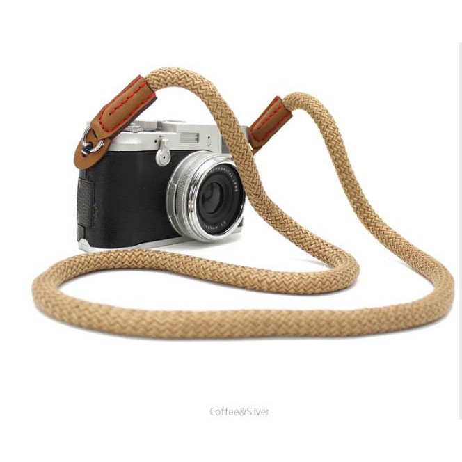 Dây đeo cổ cotton Cam-in cho máy ảnh film &amp; mirrorless