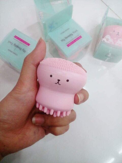 Cọ massage rửa mặt hình bạch tuột | BigBuy360 - bigbuy360.vn