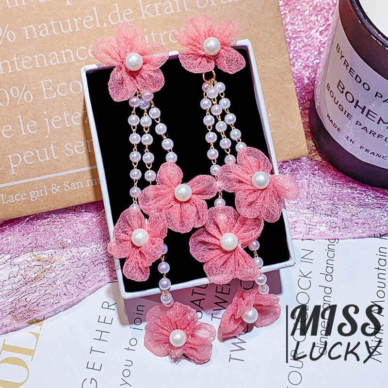 Khuyên tai nữ kiểu dáng thời trang phong cách Hàn Quốc