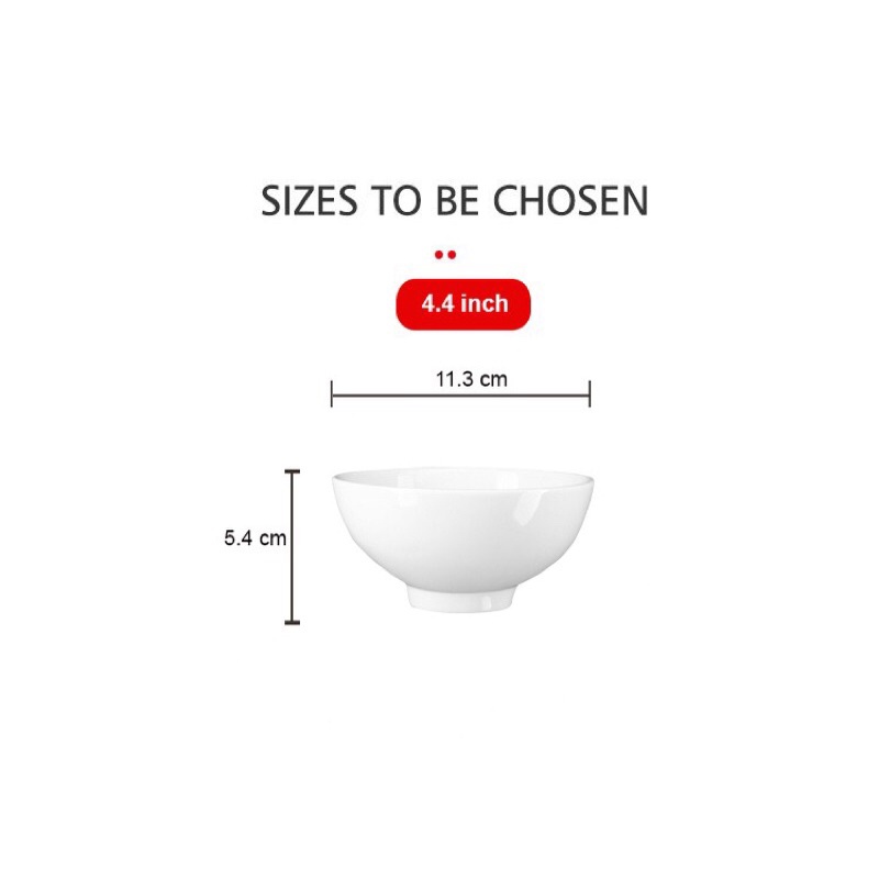 Bộ 10 bát cơm 4.4