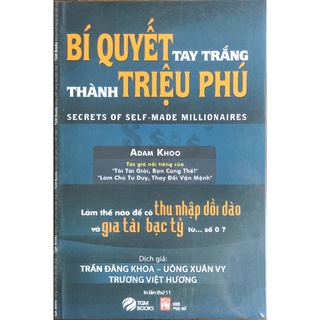 Sách - Bí quyết tay trắng thành triệu phú