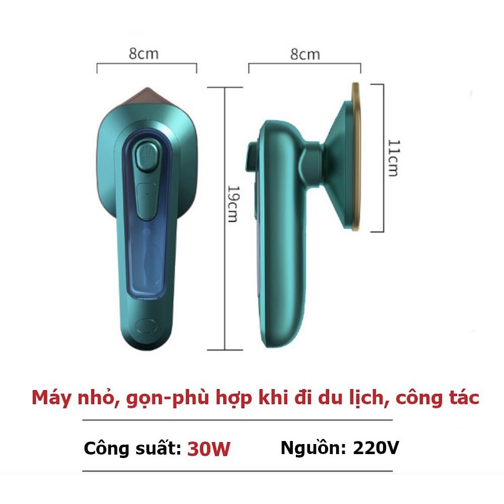 Bàn Là Hơi Nước Cầm Tay Du Lịch Mini Công Suất 33W Bàn Ủi Hơi Nước Mẫu Mới Cao Cấp