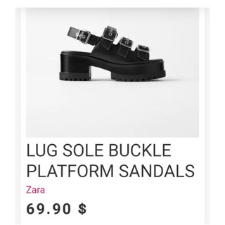 Sandal ZARA Platforms chính hãng