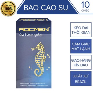 Bao Cao Su Kéo Dài Thời Gian Rocmen Siêu Mỏng Hộp 10 cái