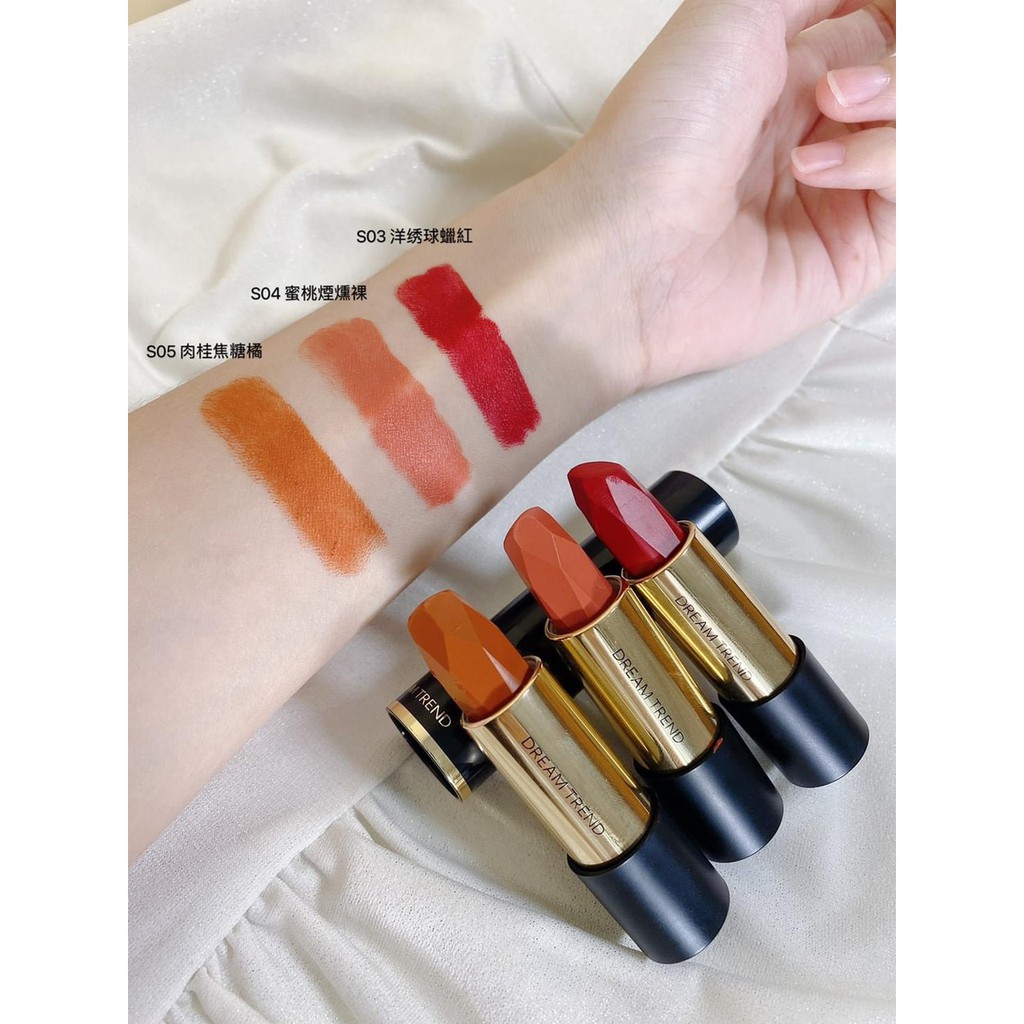 Dream Trend Son lì dạng thỏi silky satin lipstick mỏng mịn như lụa