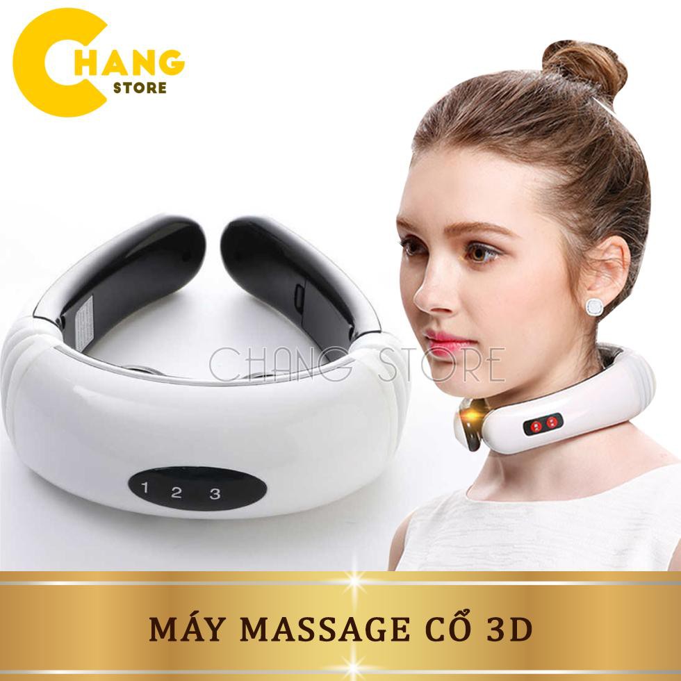 Máy massage Cổ 3D Thế Hệ Mới Đẩy lùi đau nhức vai gáy, đau lưng, mỏi cổ