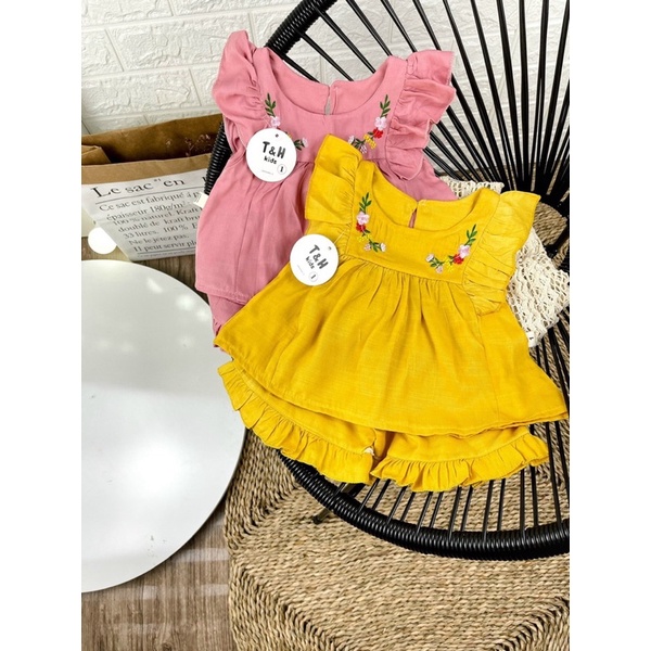 Bộ đũi cánh tiên 4 màu cho bé