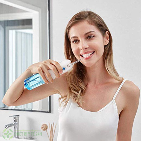 Máy Tăm Nước,Máy Tăm Nước Cầm Tay -Gấp Gọn- Đánh sạch mọi mảng bám cứng đầu