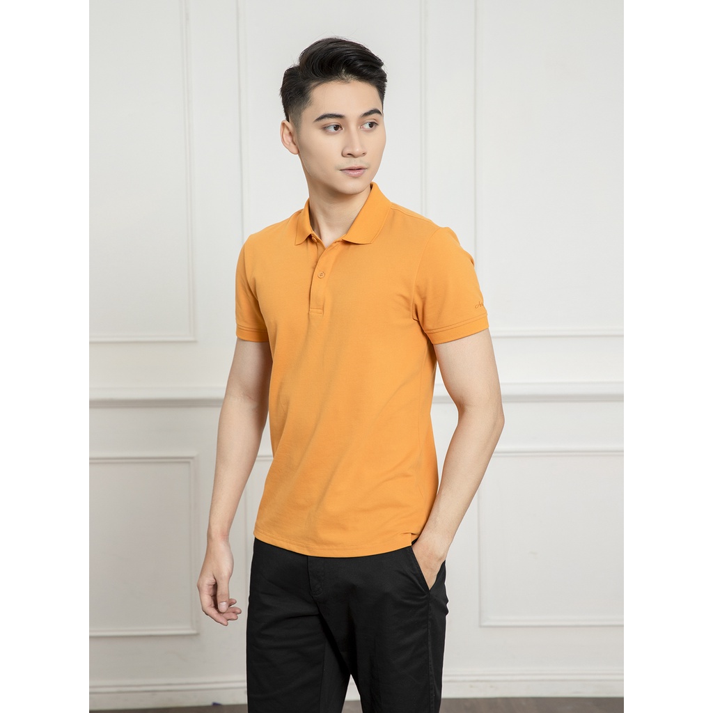 Áo polo nam ARISTINO dáng Slim fit ôm vừa, cổ áo dệt rib khỏe khắn, chất vải mềm mại, thoáng mát - APSR02