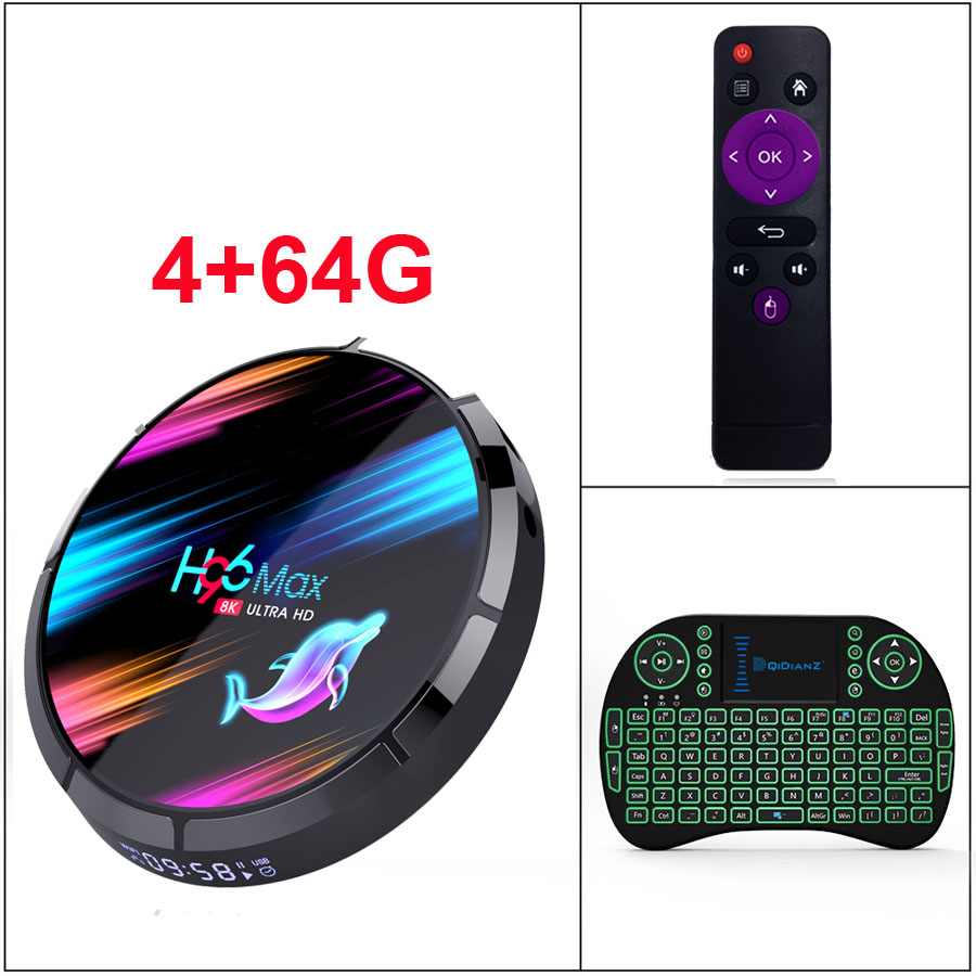 H96 MAX X3 4GB 128GB 8K Amlogic S905X3 Smart TV BOX Android