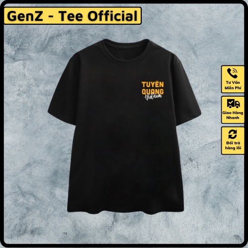 Áo Thun Local Brand Tỉnh Tuyên Quang, Áo 63 Tỉnh Thành Nam Nữ Form Rộng Unisex Genz Cá Tính