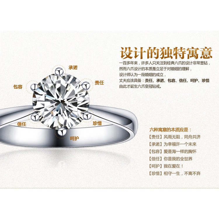 Nhẫn kim loại đính đá nhân tạo thanh lịch cho nữ