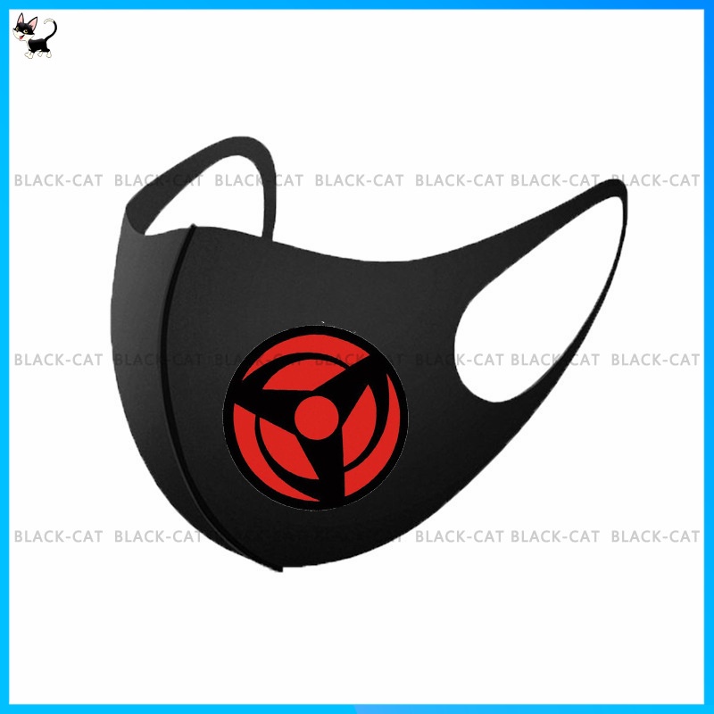 Khẩu Trang Vải Thoáng Khí Chống Bụi In Họa Tiết Hoạt Hình Naruto M-a-sk