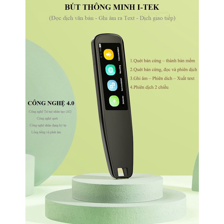 Bút Phiên Dịch Thông Minh Chính Hãng I - TEK PEN Việt Nam