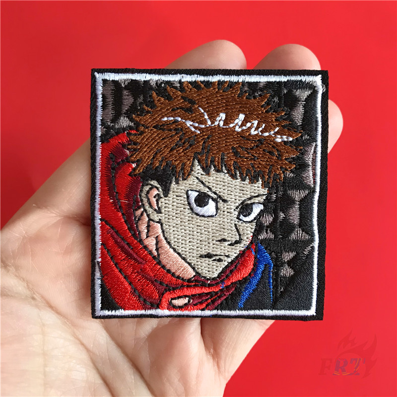 1 Sticker Ủi Thêu Hình Nhân Vật Hoạt Hình Yuji Itadori