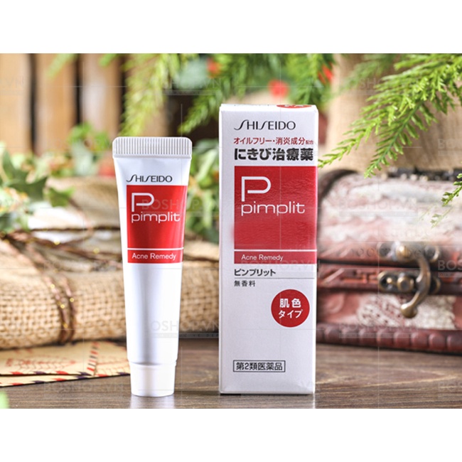 Kem Bôi Mụn PIMPLIT Màu Da SHISEIDO Nội Địa Nhật Bản 18g - SAKUKO