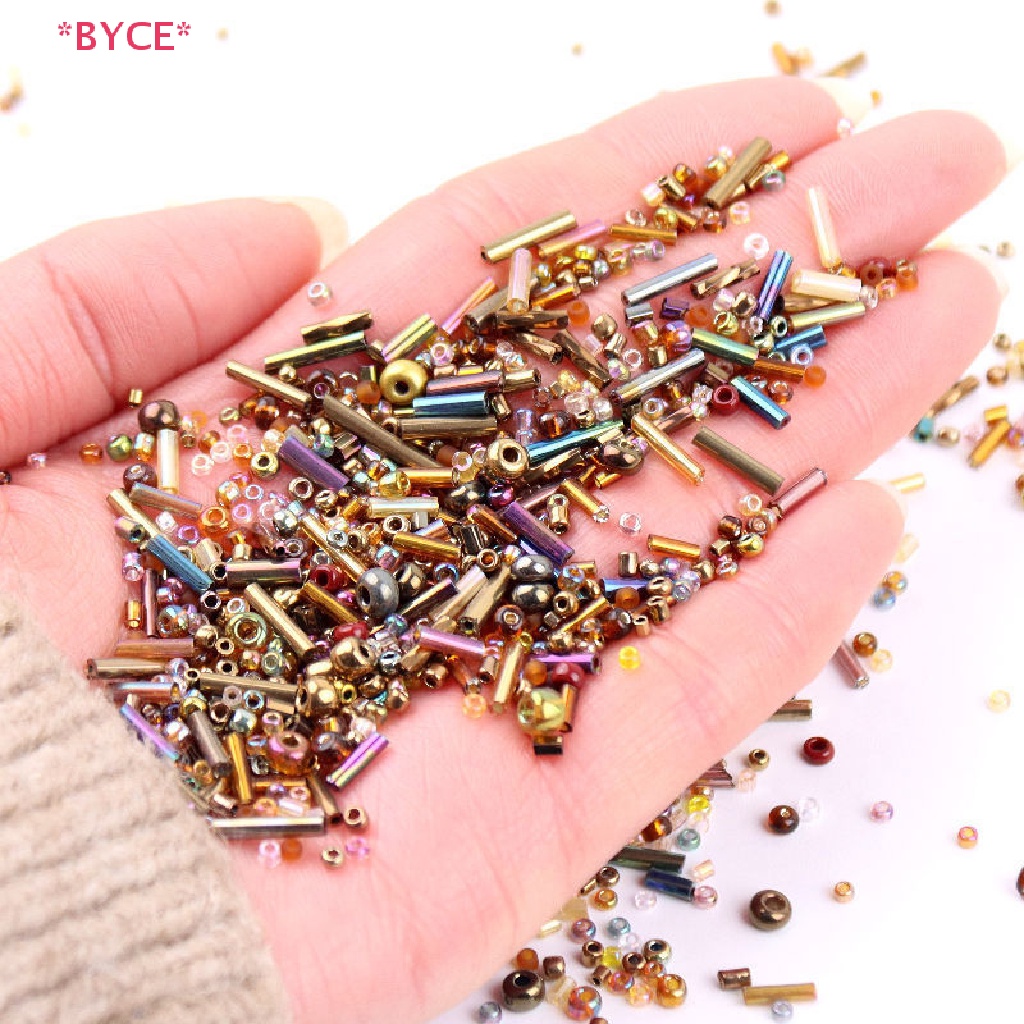 Túi 10g Hạt Thủy Tinh Nhiều Kích Cỡ Dùng Để Làm Đồ Trang Sức Thủ Công Mới