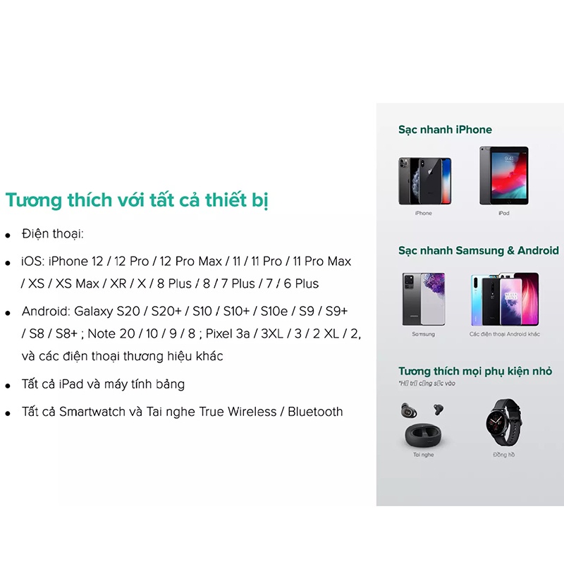 Sạc Dự Phòng Siêu Mỏng 10.000 mAh Aukey PB-N73 1 Cổng Sạc Nhanh Type C 15W, 2 Cổng USB-A - Hàng Chính Hãng