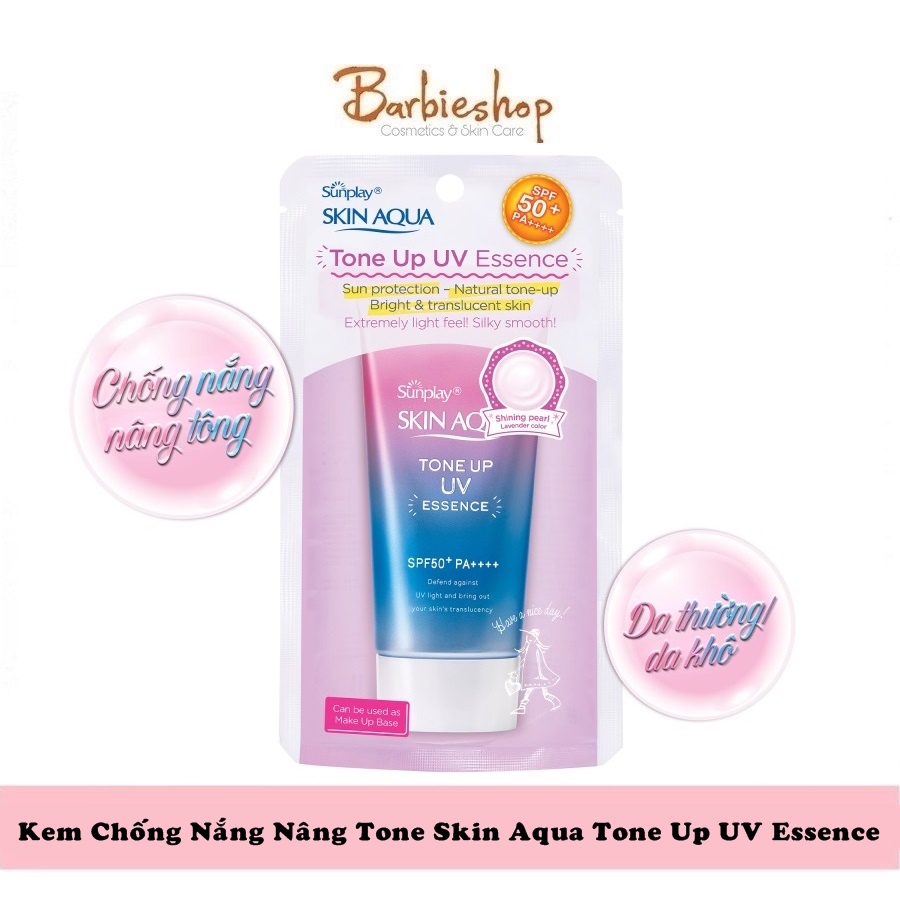 Kem chống nắng kiềm dầu nâng tông Sunplay Skin Aqua Tone Up UV Milk 50g