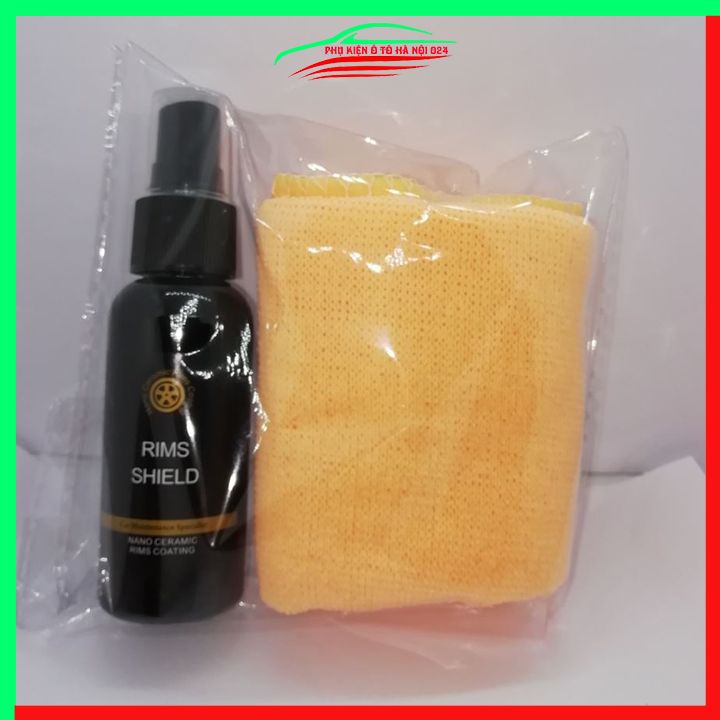 Bình xịt nano làm bóng mâm xe ô tô chống oxy hóa 50ml