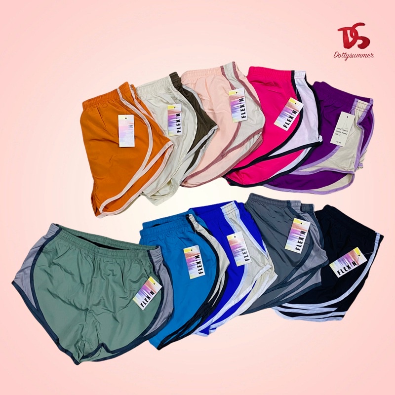 Quần Shorts Flex'n Xuất Khẩu  Thể Thao Tập Gym/ Chạy Bộ Hay Mặc Ở Nhà/ Mặc Ngủ Đều Đẹp, 2 Lớp Nhiều Màu S M L