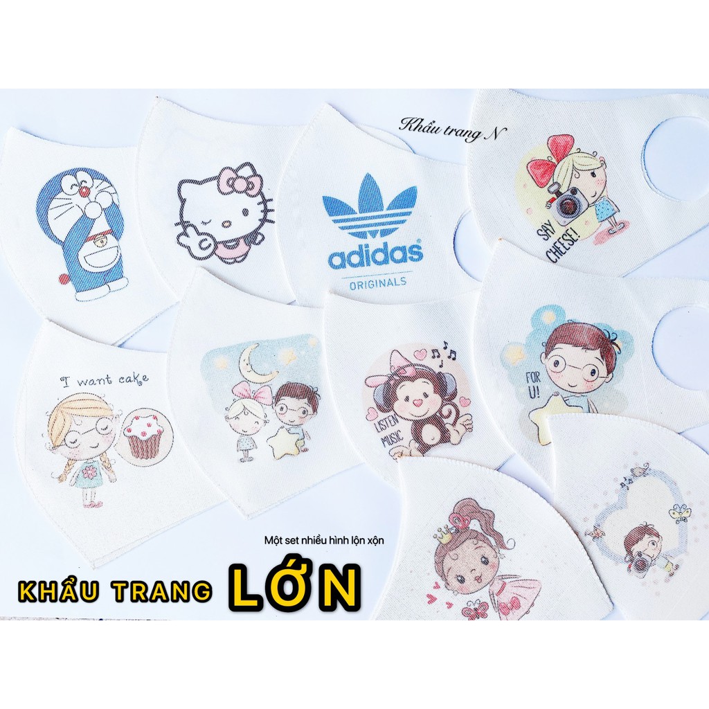 KHẨU TRANG VẢI ⚡ GIÁ 1K ⚡ KHẨU TRANG HÌNH ⚡ HÀNG ĐẸP ⚡KHẨU TRANG POLY ⚡ KHẨU TRANG CHỐNG BỤI ⚡ẢNH THẬT SHOP TỰ CHỤP | BigBuy360 - bigbuy360.vn