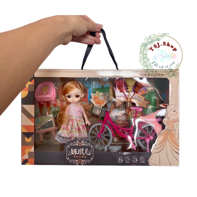 Búp bê Barbie xinh xắn cho bé gái , đồ chơi , quà tặng cho bé gái kèm phụ kiện