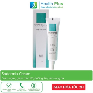 Sodermix Cream 15g Dùng cho sẹo lồi, sẹo phì đại, chàm Sodemix