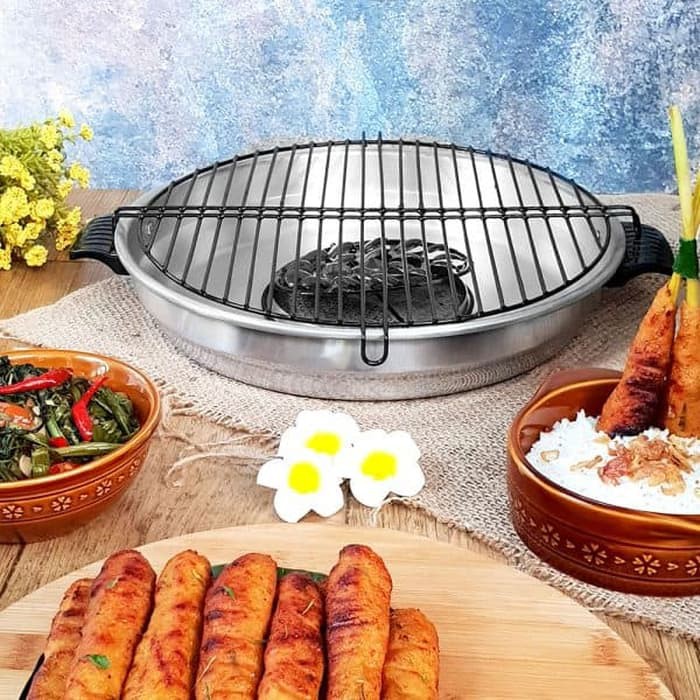 Vỉ Nướng Bbq Chống Dính 33cm