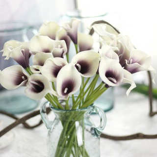 Nhánh hoa calla lily giả để trang trí