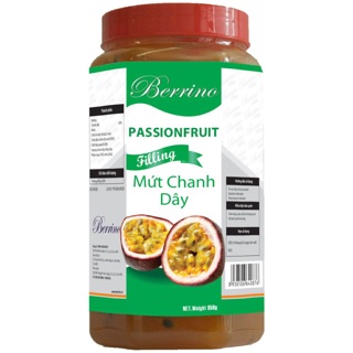 [FREESHIP 99K TOÀN QUỐC]🍋Mứt CHANH DÂY BERINO ngọt thơm nhiều dinh dưỡng!! Hủ 950g