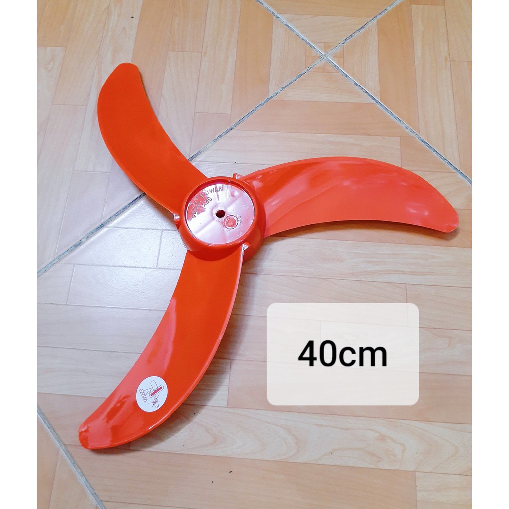 Cánh quạt các loại 30-40-45cm, hình tròn-lưỡi liềm (công nghiệp), màu xanh-cam