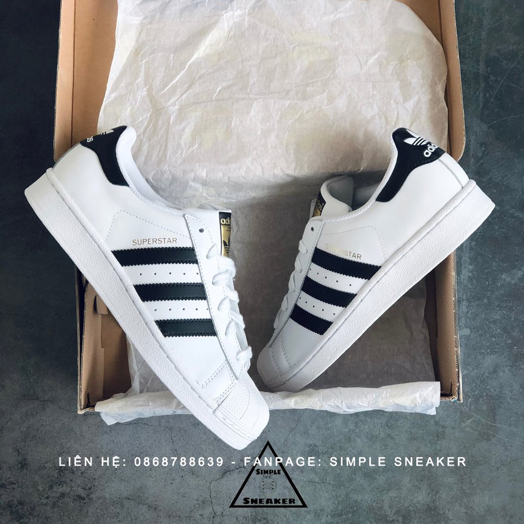 Giày Super Star 🔥FREESHIP🔥 Adidas Superstar Chính Hãng -Giày Adidas Superstar OG Tem Vàng Chuẩn Auth [FV3284]