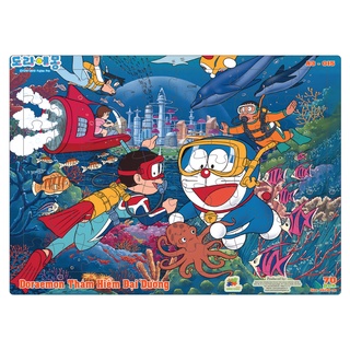 [Được chọn mẫu] Tranh Xếp hình A3 (70 mảnh) kích thước 26 x 36 cm (độ tuổi 3+) hàng Việt Nam