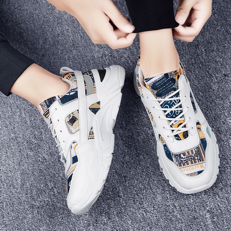 Giày thể thao nam WataHH phối màu cá tính - Giày nam độn đế 5cm cực đẹp | BigBuy360 - bigbuy360.vn