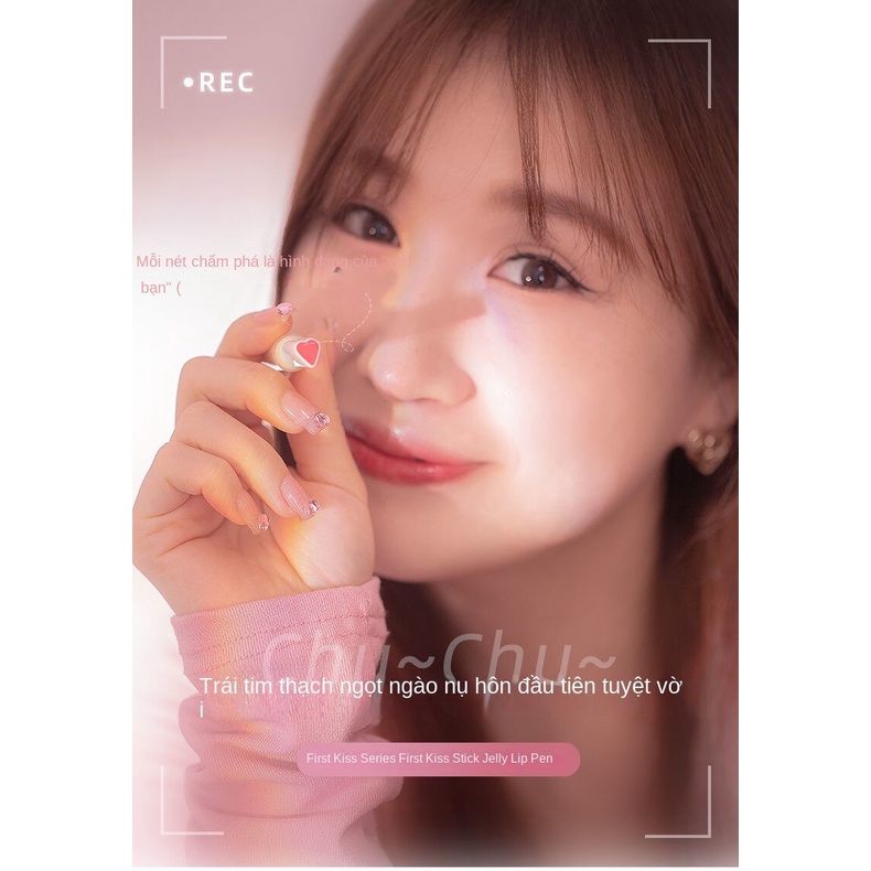 Son bóng tình yêu flortte Dòng sản phẩm Son môi dạng thỏi First Kiss Stick Jelly Lipstick