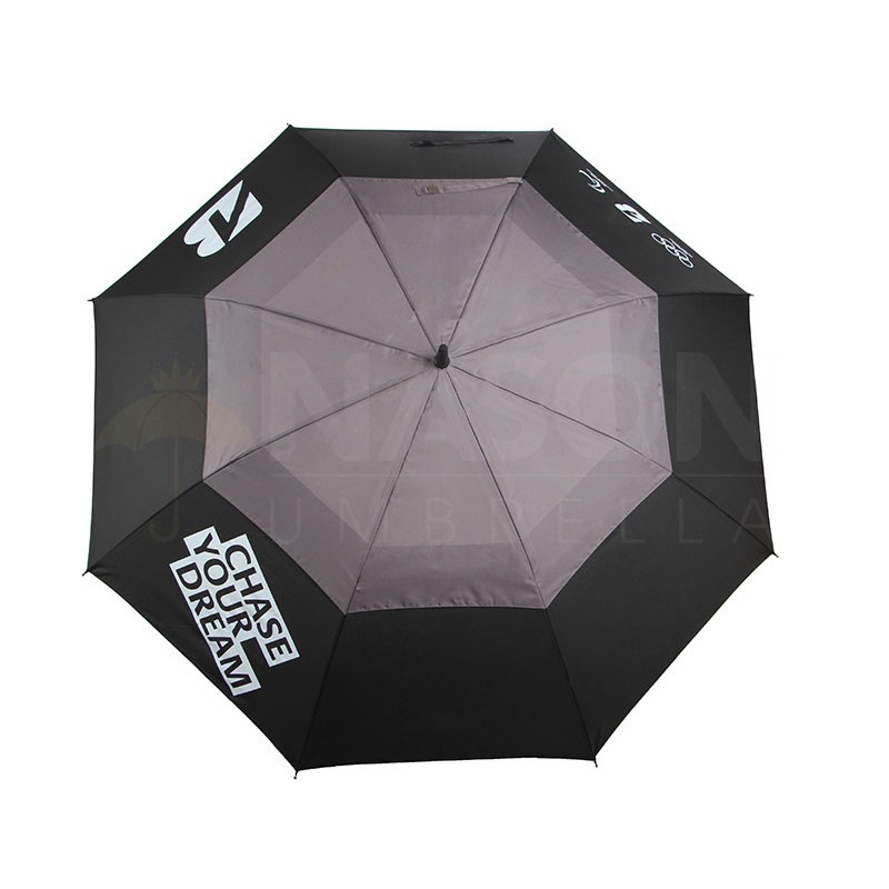 Ô dù Golf 2 tầng cao cấp 30 inch Nason Umbrella Luxury - Tự động một chiều - Vải chống thấm chống tia UV