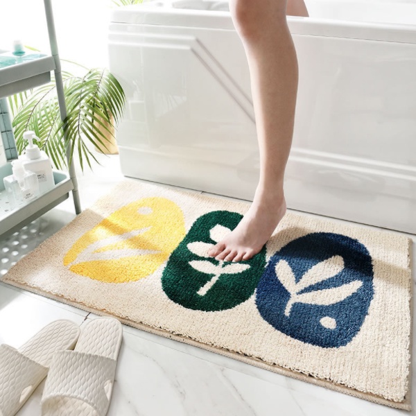 Thảm lau chân thấm nước chống trượt nhà bếp, nhà tắm hình chữ nhật G026