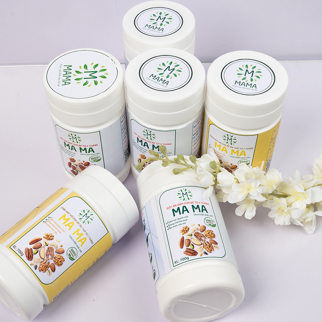 Cháo Hạt Vỡ MaMa Cho Bé Tập Ăn Thô Từ 7M Hộp 700 Gram Từ Các Loại Hạt Ngũ Cốc Giàu Dinh Dưỡng BabyRice 106