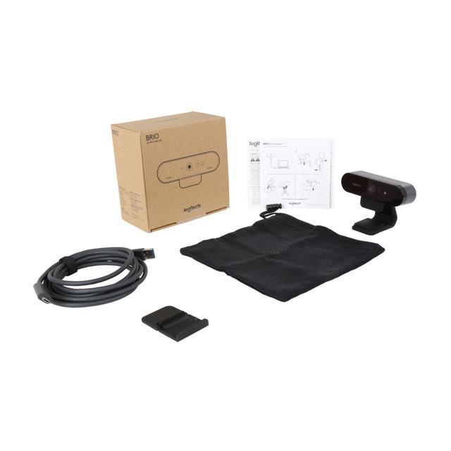 Camera webcam máy tính Brio 4K bản Pro Logitech UHD 4K/30fps - 90°/13MP/ Zoom 5x, Lấy nét tự động