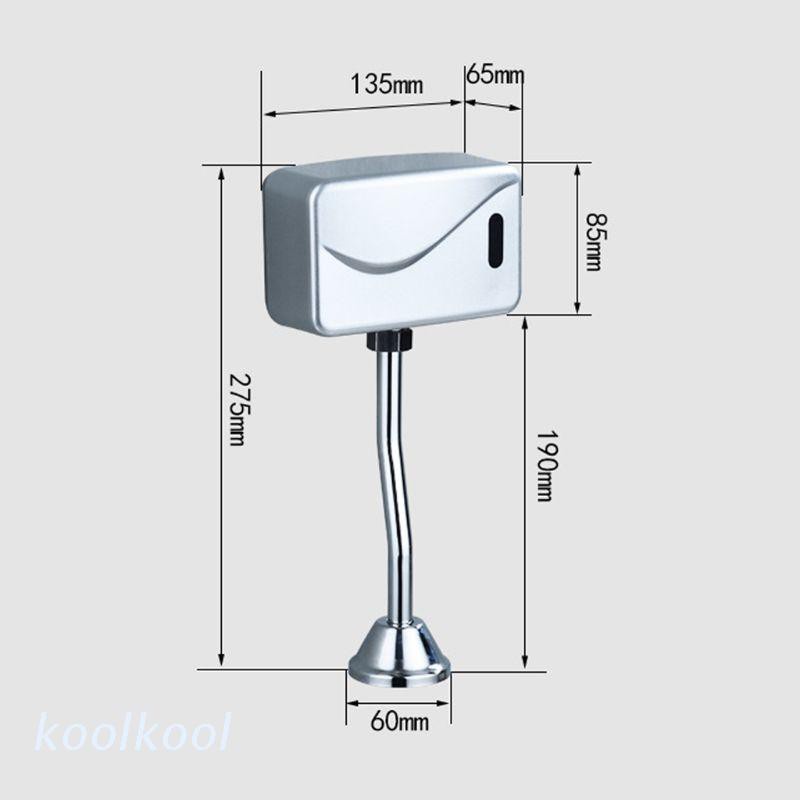 Van xả nước cảm ứng tự động DC 6V gắn tường không cần chạm tiện dụng cho nhà tắm