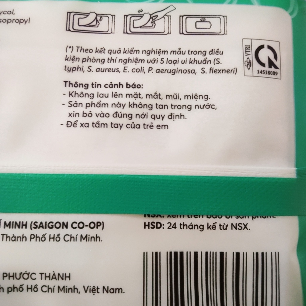 Khăn ướt kháng khuẩn Select thích hợp làm sạch cơ thể, đồ chơi trẻ em, dụng cụ văn phòng, không dùng lau mặt, 30 tờ