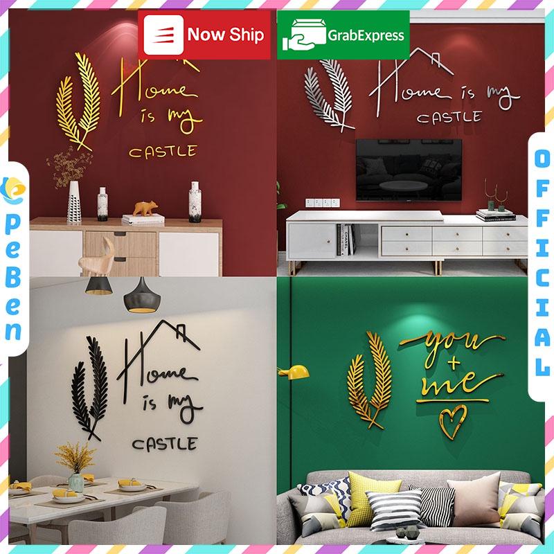 Tranh dán tường mica 3d decor khổ lớn tranh trang trí cửa hàng quán nước quán cafe Nhiều Size - EPeBen